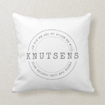 Travesseiro Personalizado Para Mim e Minha Casa KJ