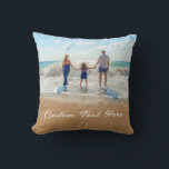 Almofada Travesseiro Personalizado Personalizado de Foto e<br><div class="desc">Travesseiros de texto e fotos personalizadas - Exclusivo da sua própria família/amigos personalizados do Design ou presente de Travesseiro decorativo pessoal - Adicionar sua foto e texto - Nome / mais - Redimensionar e mover ou remover / adicionar elementos - foto / texto com a ferramenta Personalização! Escolha fonte /...</div>