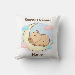 Almofada Travesseiro Personalizado Sonhos Doces Capivara