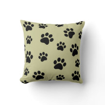 Travesseiro personalizável de impressão de pata an