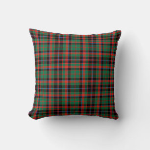 Almofada Travesseiro Plaid Cumming Caça Tartã Antiga