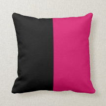Travesseiro Preto-Fuschia