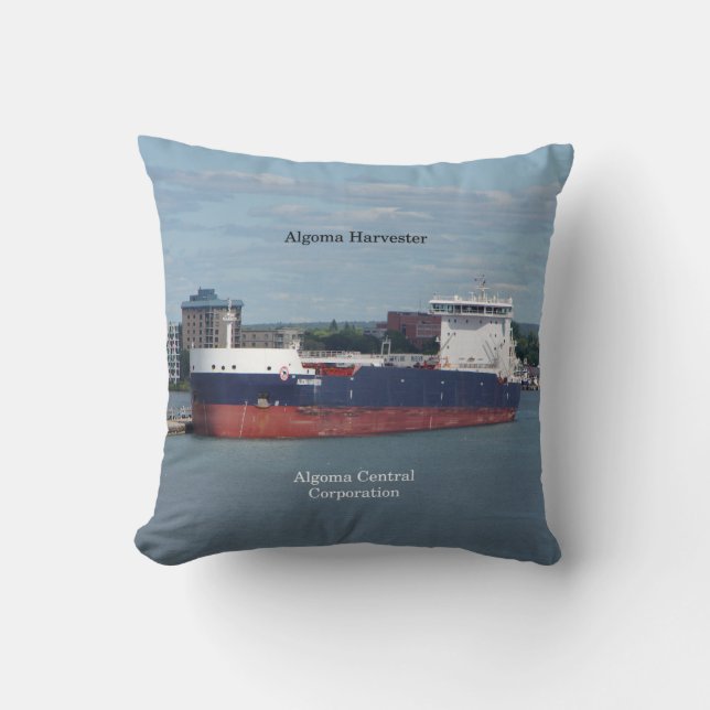 Almofada Travesseiro quadrado de Algoma Harvester (Frente)