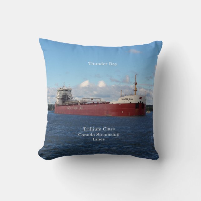 Almofada Travesseiro quadrado de Thunder Bay (Frente)