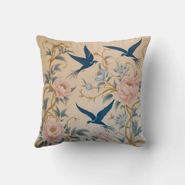 Almofada Travesseiro quadrado Design persa tradicional (Verso)