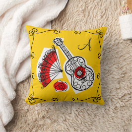 Almofada Travesseiro quadrado dos cantos do monograma das S