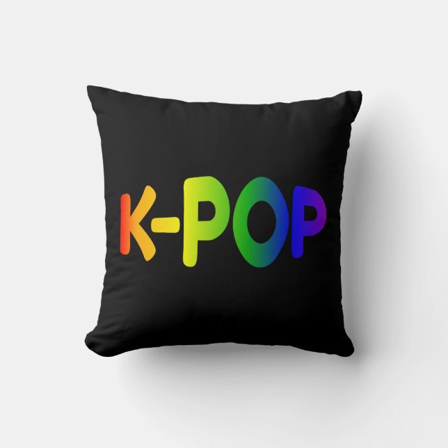 Almofada Travesseiro Rainbow K-Pop (Frente)
