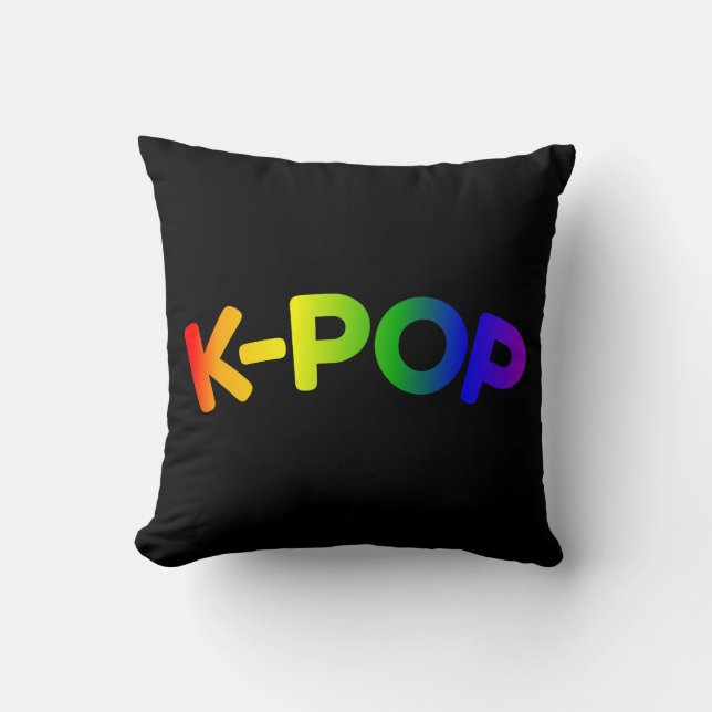 Almofada Travesseiro Rainbow K-Pop (Frente)