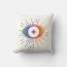 Almofada Travesseiro Rainbow Third Eye Square