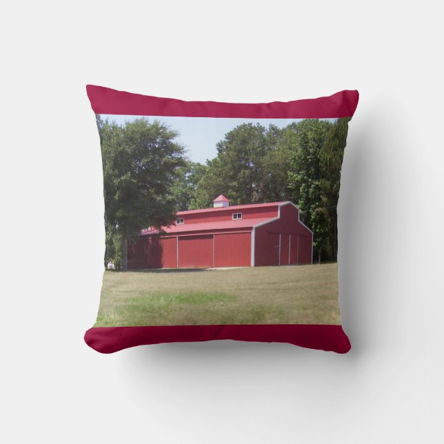Almofada Travesseiro Red Barn (Frente)
