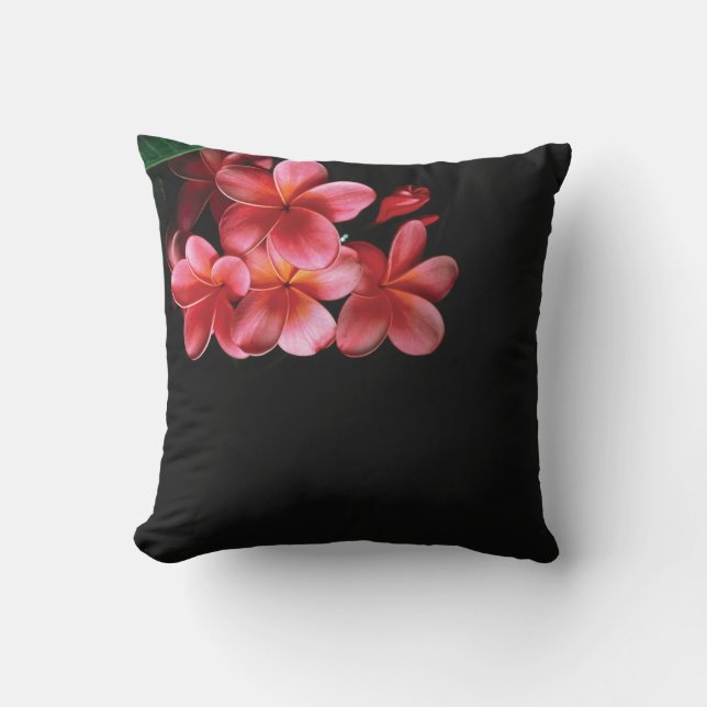 Almofada Travesseiro Red Frangipani (Frente)