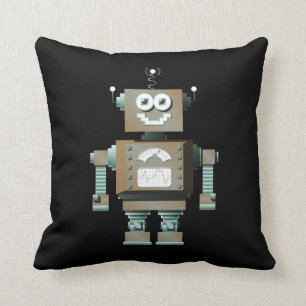 Almofada Travesseiro retro do robô do brinquedo (DK)