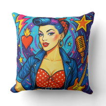 Travesseiro Retro Rockabilly