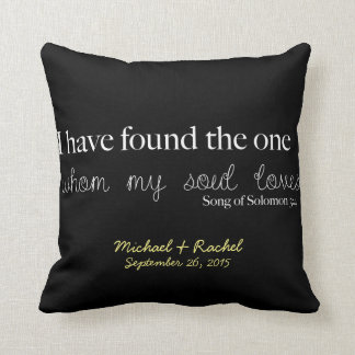 Almofada Travesseiro reversível - canção de Soloman