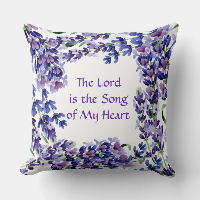 Almofada Travesseiro Reversível Floral Roxo (Frente)