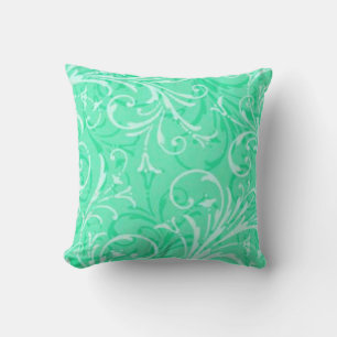 Almofada Travesseiro Reversível Ornamental Mint Green
