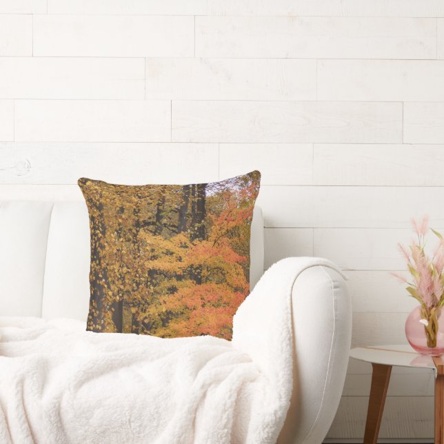 Almofada Travesseiro Reversível Pôplar de Folha bonito (Sofá)