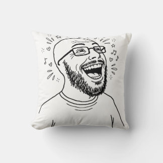 Almofada Travesseiro Reversível Soyjak Mudança de Humor