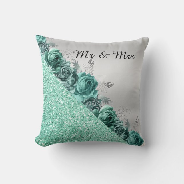 Almofada Travesseiro RING de CUSHION GLITTER Verde (Frente)