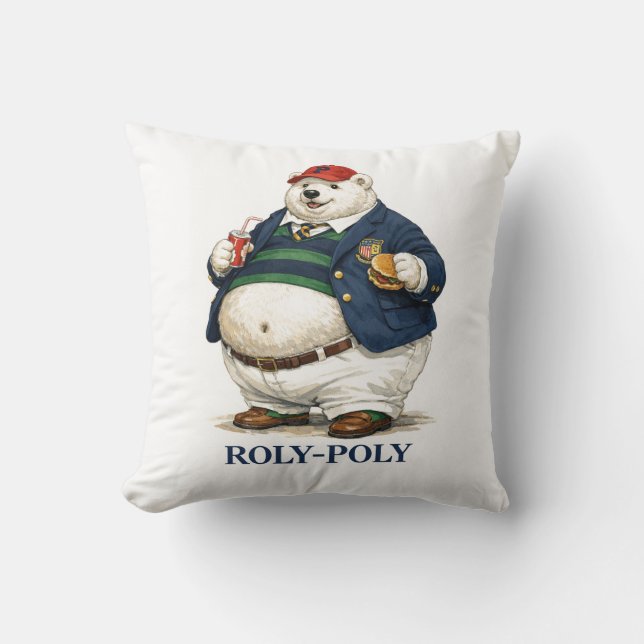 Almofada Travesseiro Roly Poly (Frente)