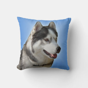Almofada Travesseiro rouco Siberian Husky Malamute Travesse
