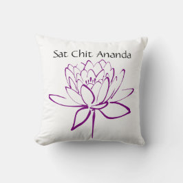Almofada Travesseiro roxo de Ananda Lotus do Chit de Sat
