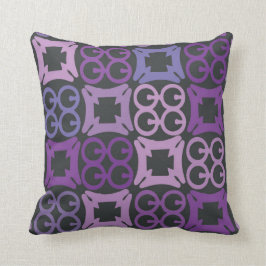 Almofada Travesseiro roxo do impressão de Adinkra do