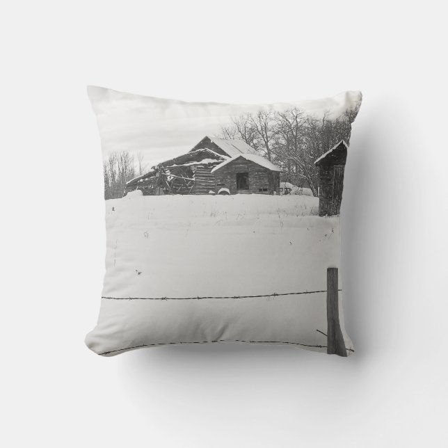 Almofada Travesseiro Rustic Shacks (Frente)