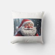 Travesseiro Santa Claus - Decoração Festiva de Nat