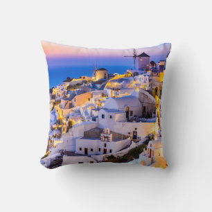 Almofada Travesseiro Santorini Oia