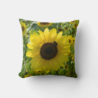 Almofada Travesseiro Sassy Sunflower (com Abelhas)