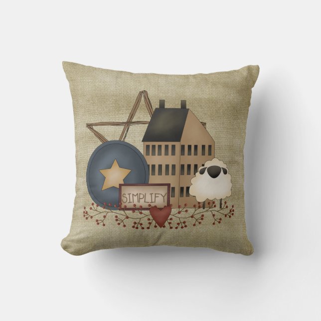 Almofada Travesseiro SIMPLIFICADO Primitivo (Frente)