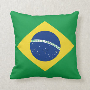 Almofada Travesseiro Sinalizador Brasil x Sinalizador