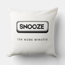 Travesseiro SNOOZE | DEZ MINUTOS A MAIS