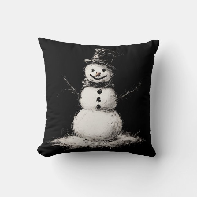 Almofada Travesseiro Snowman (Frente)