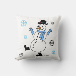 Almofada Travesseiro Snowman
