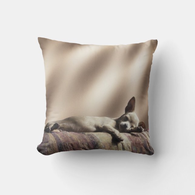 Almofada Travesseiro sonolento do filhote de cachorro (Frente)