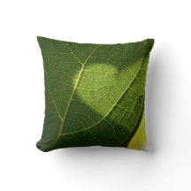 Travesseiro Sunlit Leaf Heart