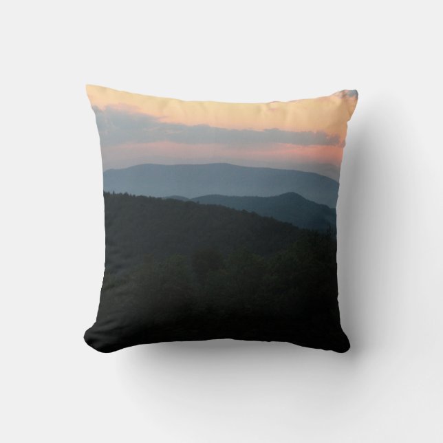 Almofada Travesseiro sunset Blue Ridge (Frente)