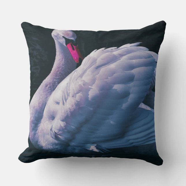 Almofada Travesseiro Swan - Logotipo Elegante Comfort with  (Frente)