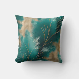 Almofada Travesseiro Teal Boho - Abstrato Home Decor Design