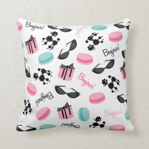 Almofada Travesseiro temático francês