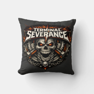 Almofada Travesseiro Terminal Severance Skull