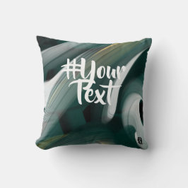 Almofada Travesseiro Trend Interior Decore Preto Verde