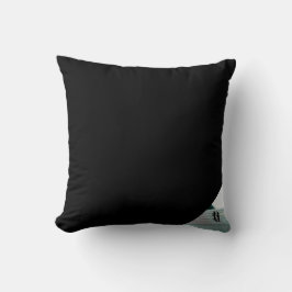 Almofada Travesseiro Trend Interior Decore Preto Verde