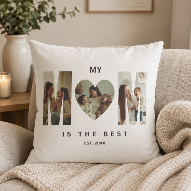 Almofada Travesseiro Trendy Personalizado com Foto da MÃE e (Criador carregado)