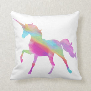 Almofada Travesseiro Unicorn Watercolor - escolha sua própr