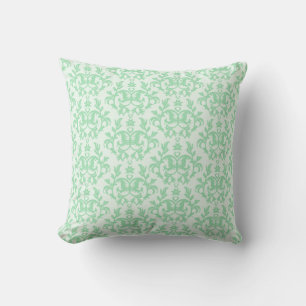Almofada travesseiro verde macio do Damask "Kangaroo Paws"