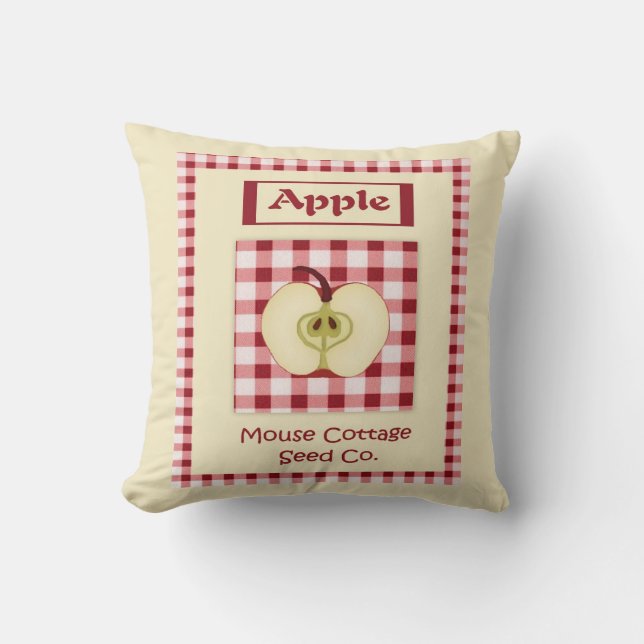 Almofada Travesseiro Vintage Apple Seeds (Frente)