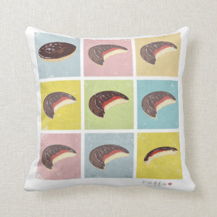 Almofada Travesseiro Vintage Jaffa Cakes